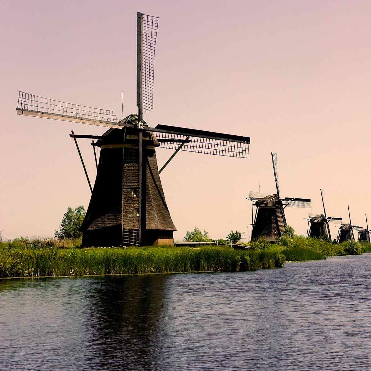 Molens aan de Kinderdijk