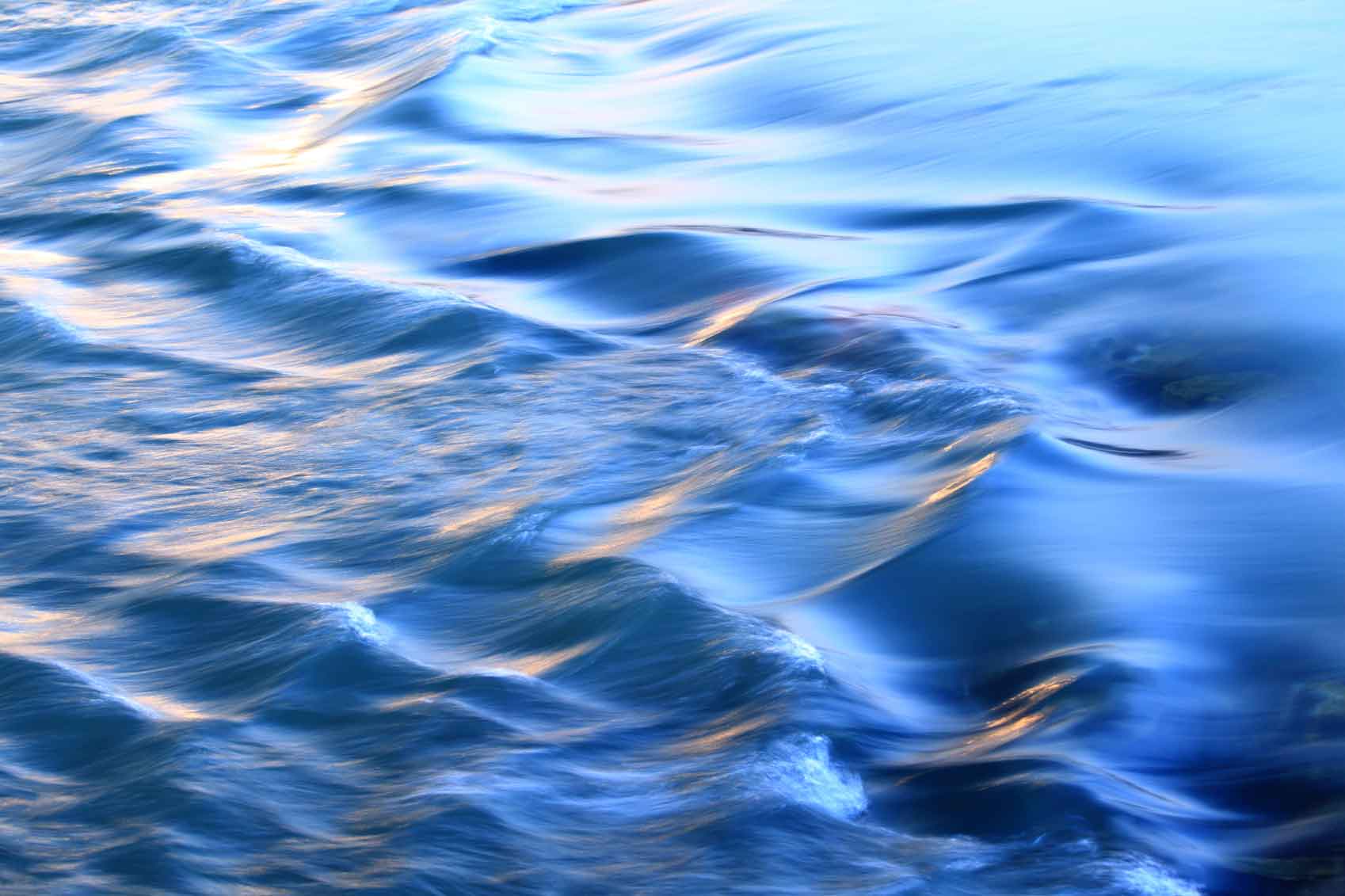 Foto van water in beweging