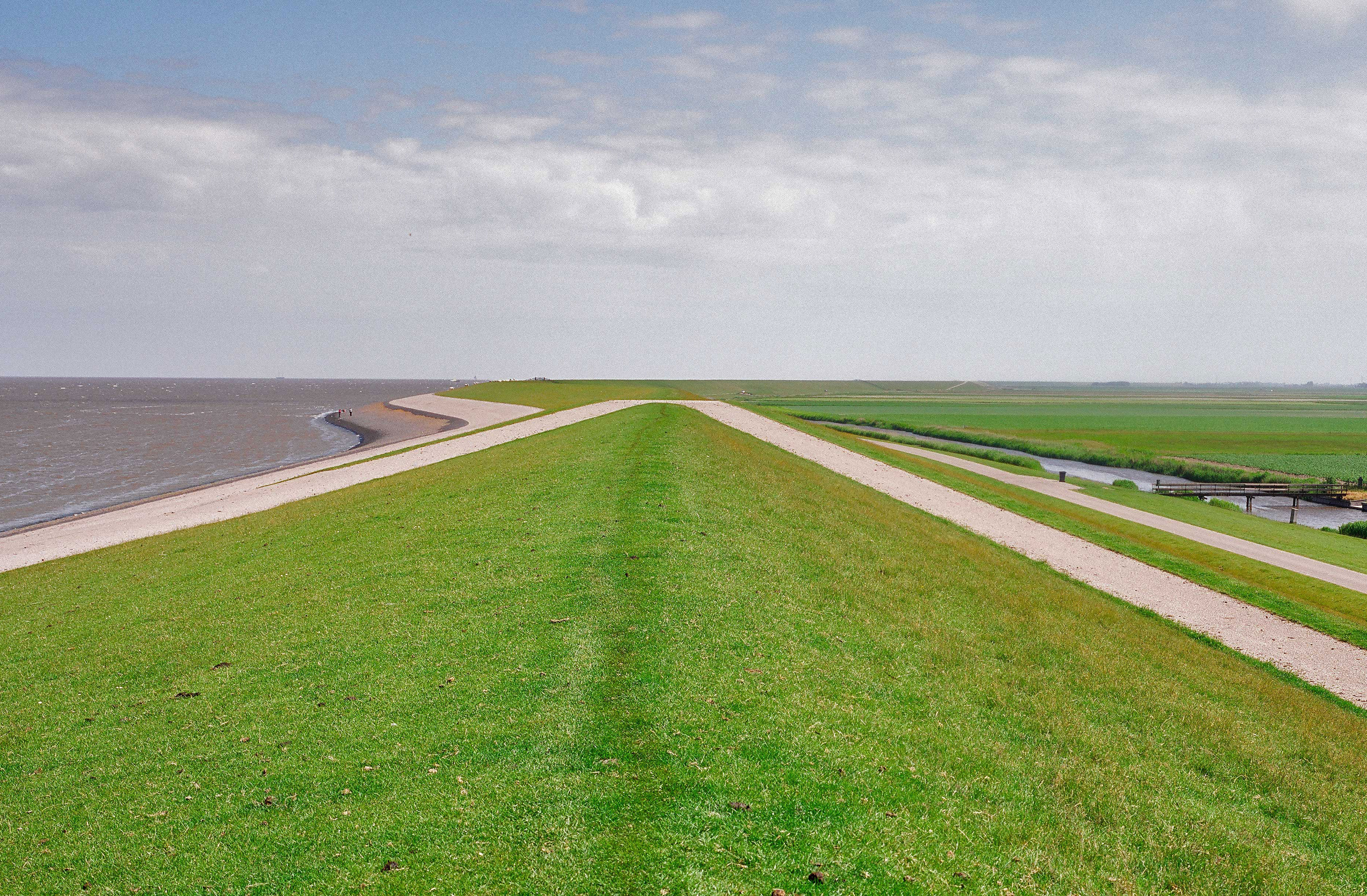 Waddendijk in Friesland