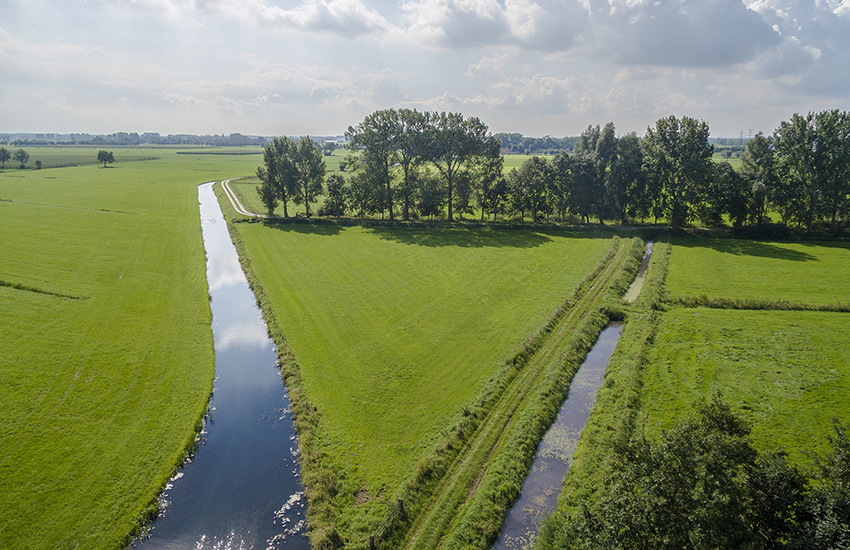 Drone-opname van Terwoldse Wetering