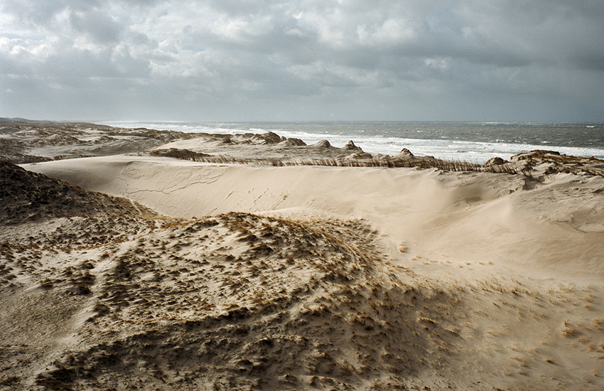 De duinen bij Julianadorp vlak na een storm.