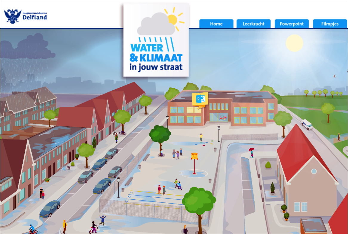 Screenshot Water en klimaat in jouw straat